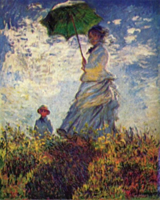 Woman with a Parasol - Monet